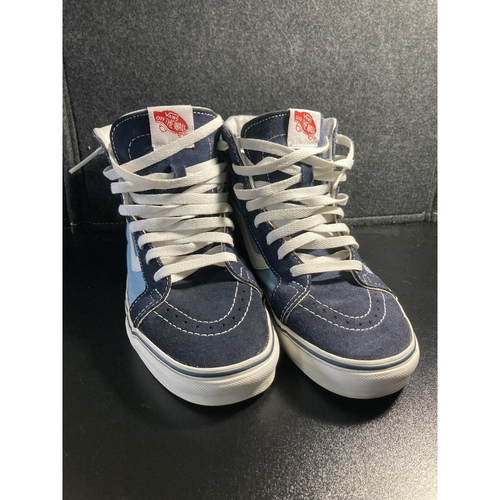 Vans Bones Brigade Sk8-Hi Reissue OG Blue 2012 Men 7 Women 8.5 Rare Skate Shoes